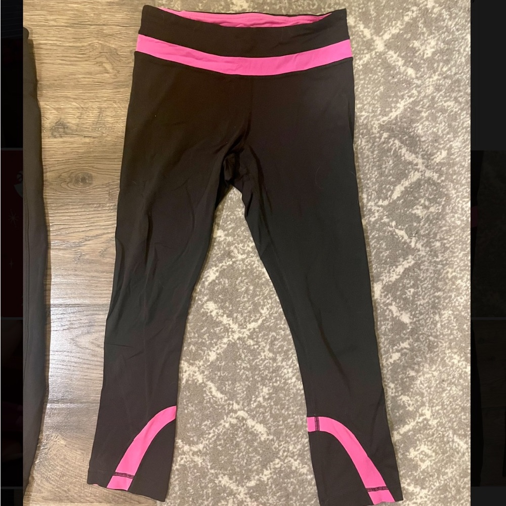 Lululemon Black and Pink Leggings